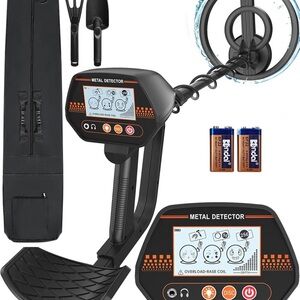 Metal Detector with LCD Display - Black